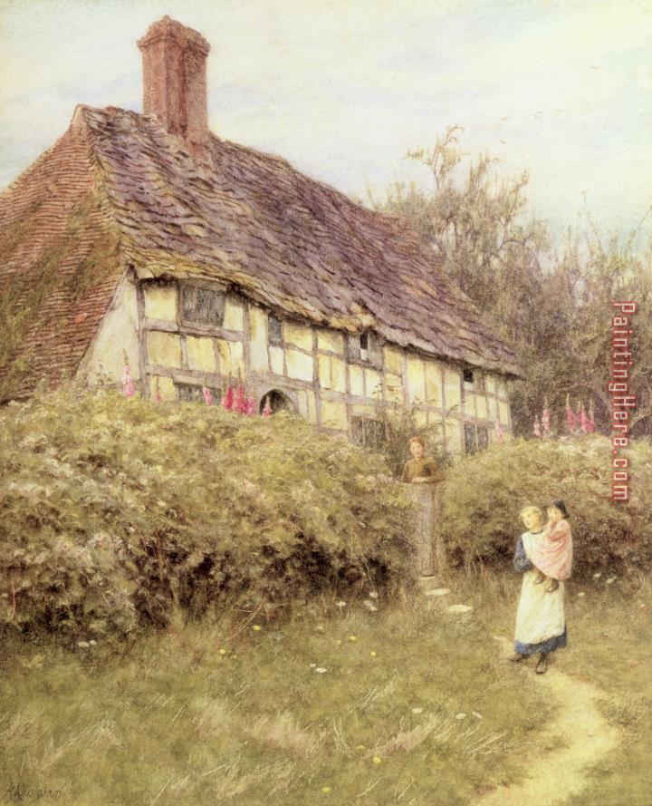 Helen Allingham The Priest's House West Hoathly